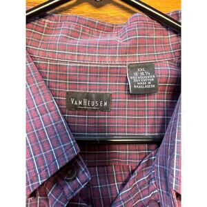 Van Heusen long sleeve casual button down shirt, men's XXL18-18 1/2